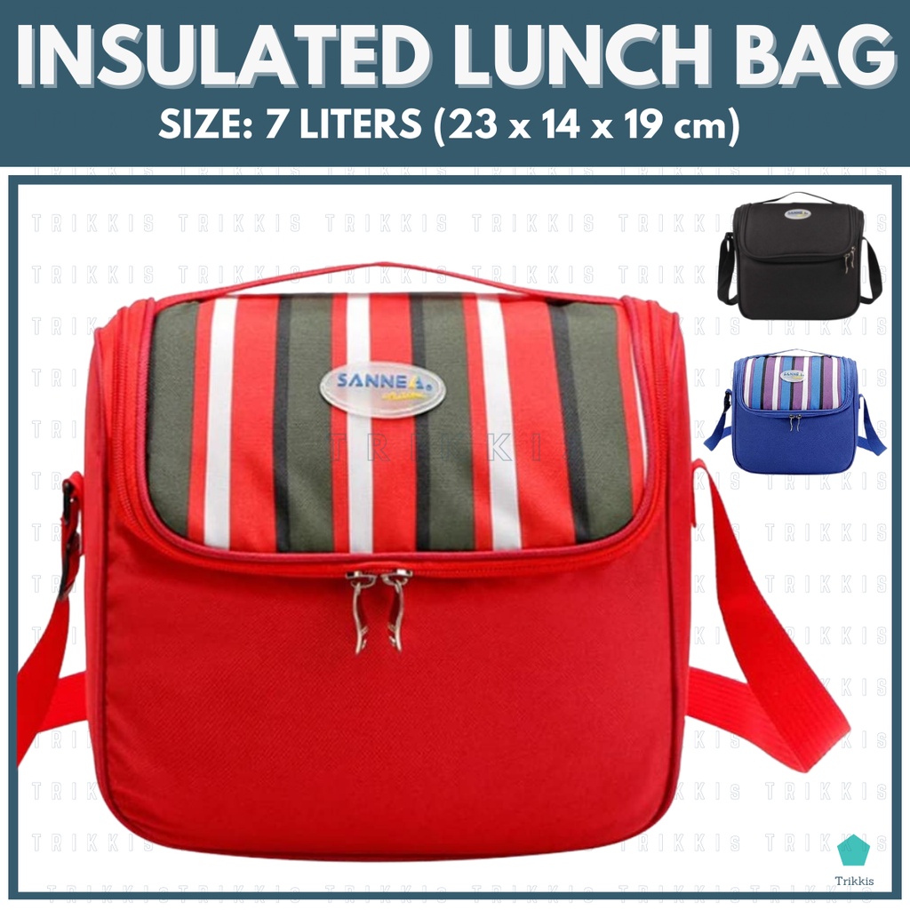 Insulated Thermal Cooler Lunch Bag/ Baon Bag/ Food Storage/ Lunch Bag