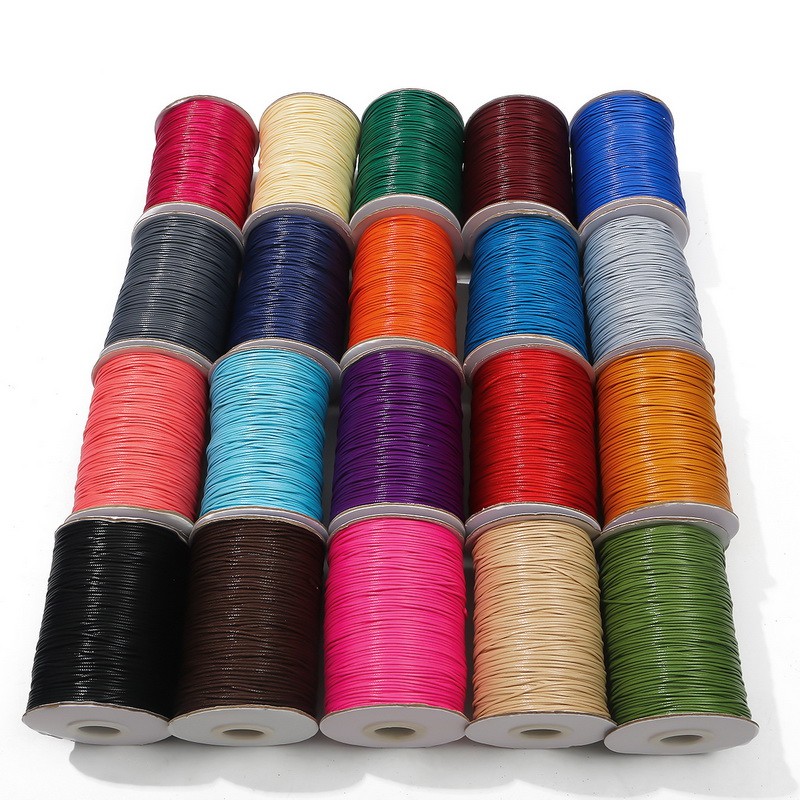 15meter, 1mm Waxed Polyester Strings