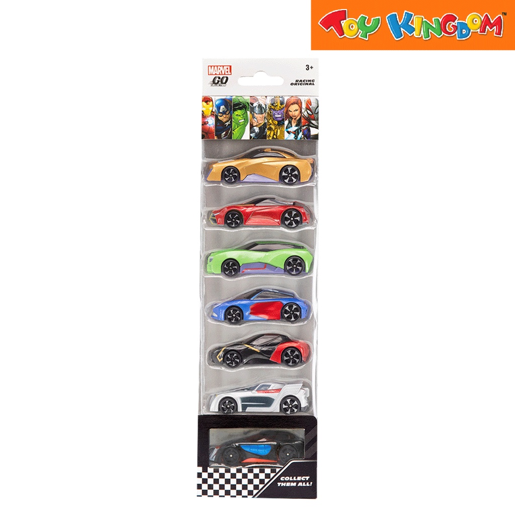 Marvel Racing Car Series Go Collection 7 pcs Die-cast Vehicles | Shopee ...