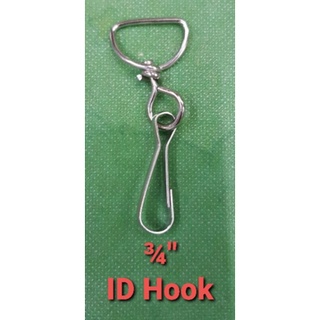 ID Hook 1/2 to 1 Ordinary Hook / Spring Hook / G Hook / Plastic Hook / CP  holder ID materials