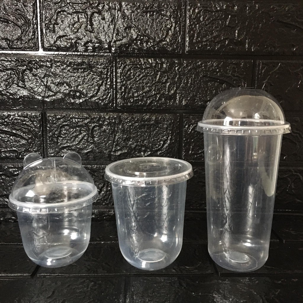 Pp Ucup Milk Tea Plastic Cups Wdome Lid U Cups 12oz16oz22oz Set Of 50 Shopee Philippines 8841