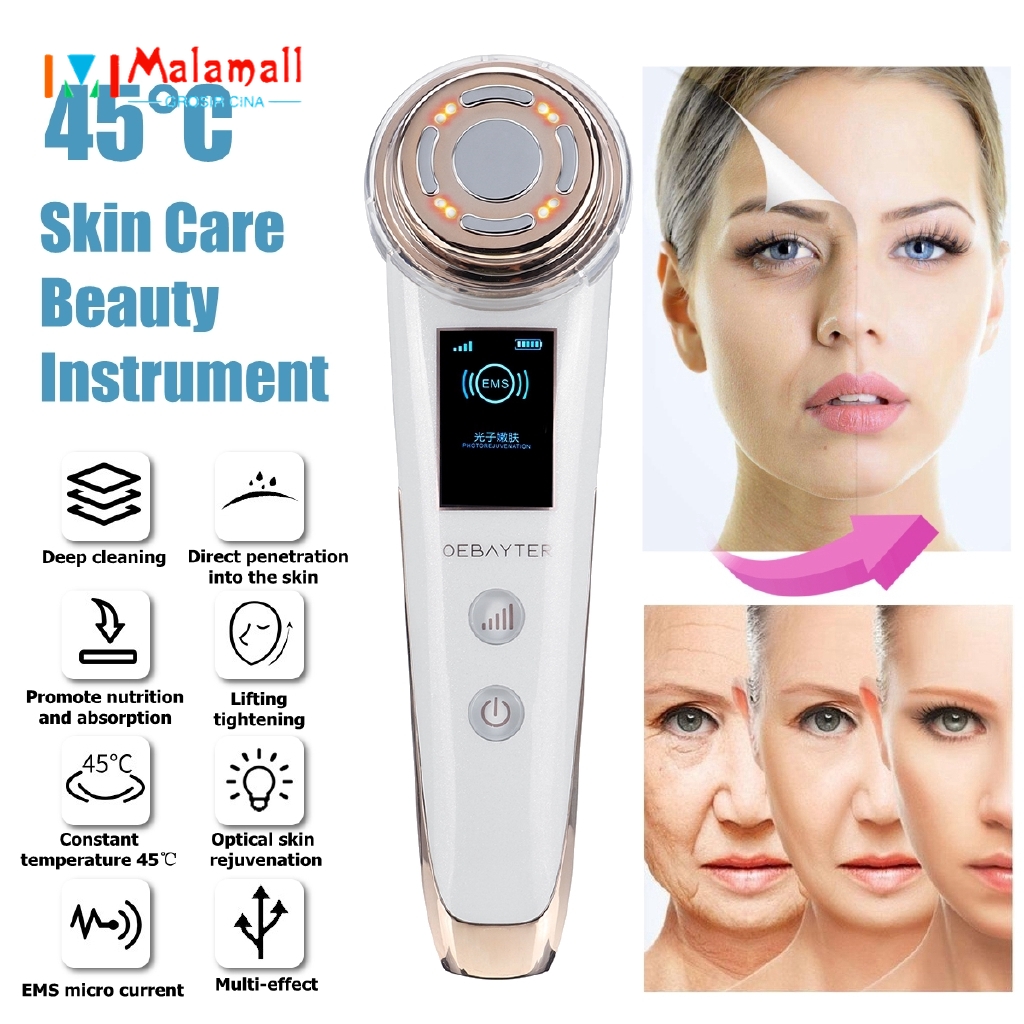 5-in1 RF Skin Facial Lift Clean Care Rejuvenation Machine Beauty ...