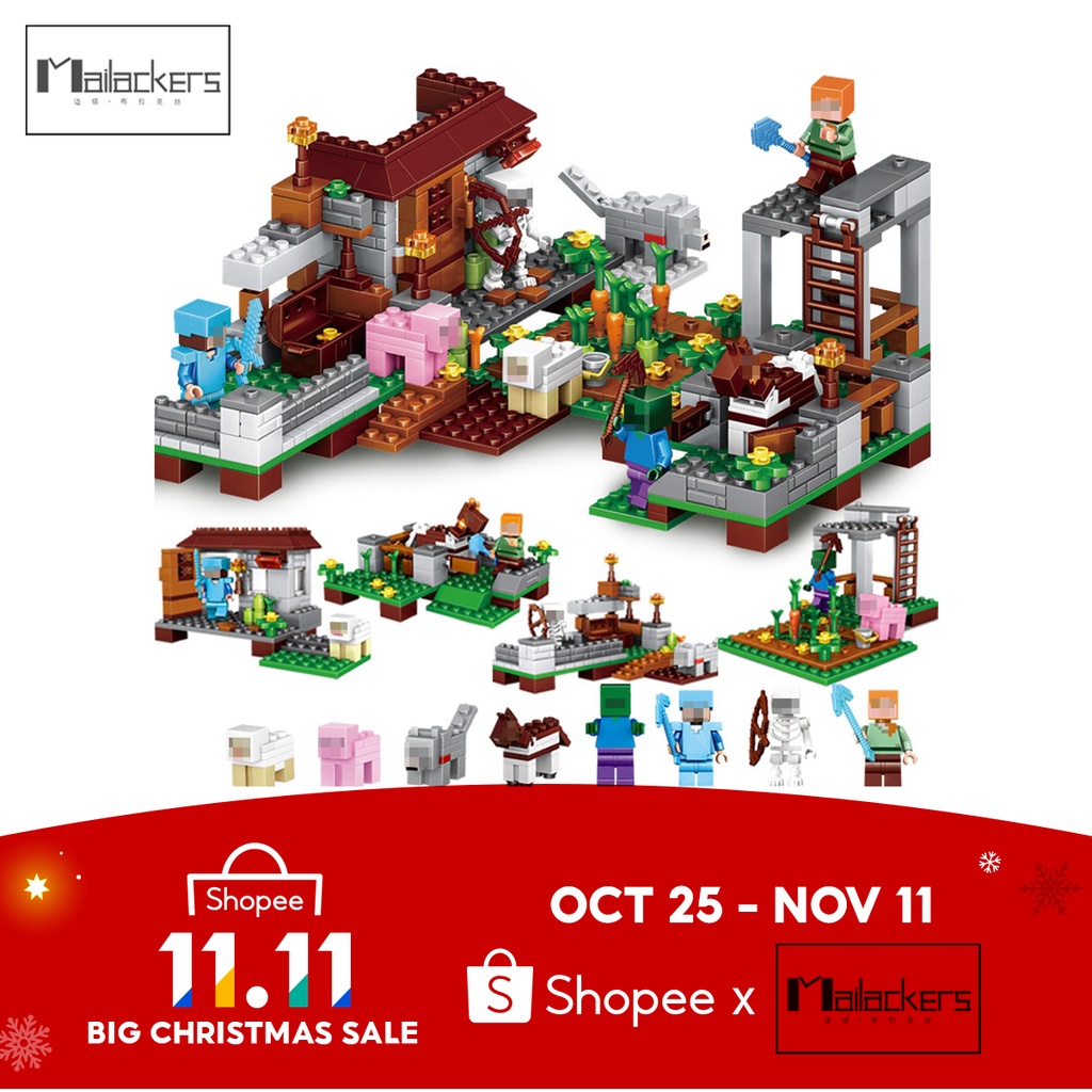 Lego minecraft 4 sales in 1