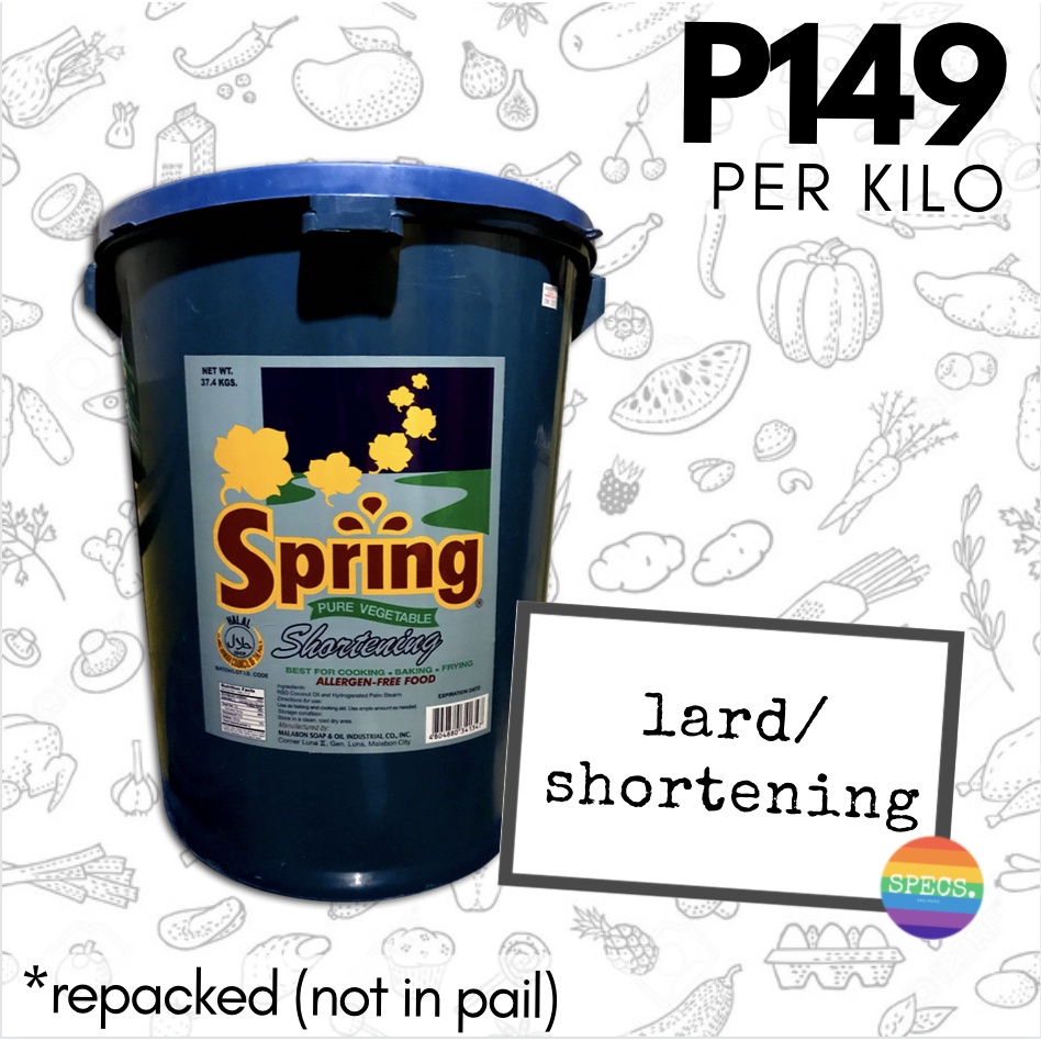 Vegetable Lard/ Shortening (per KILO) Shopee Philippines