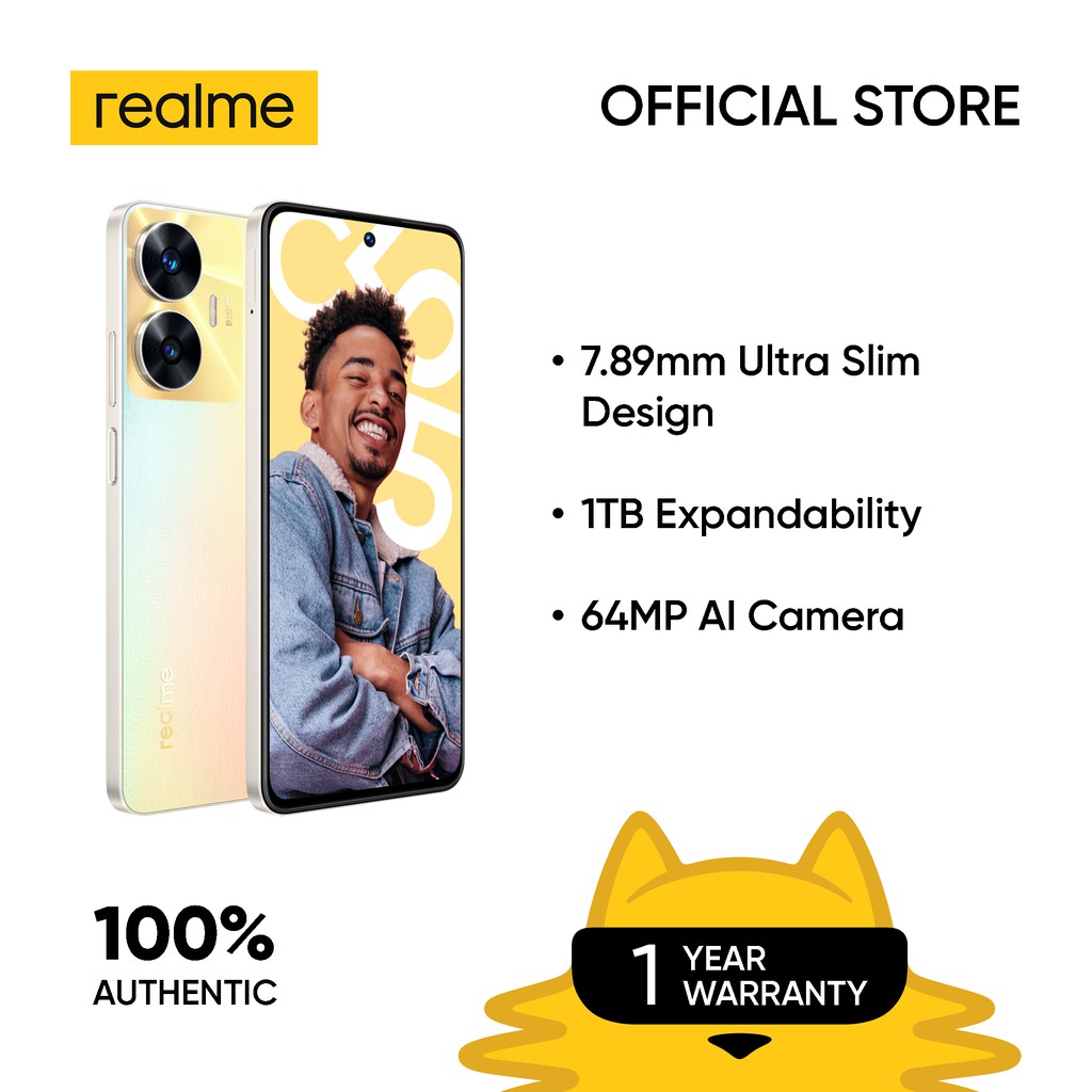 Check out realme C55 (8+8GB RAM, 256GB ROM) Get it on Shopee now! GET