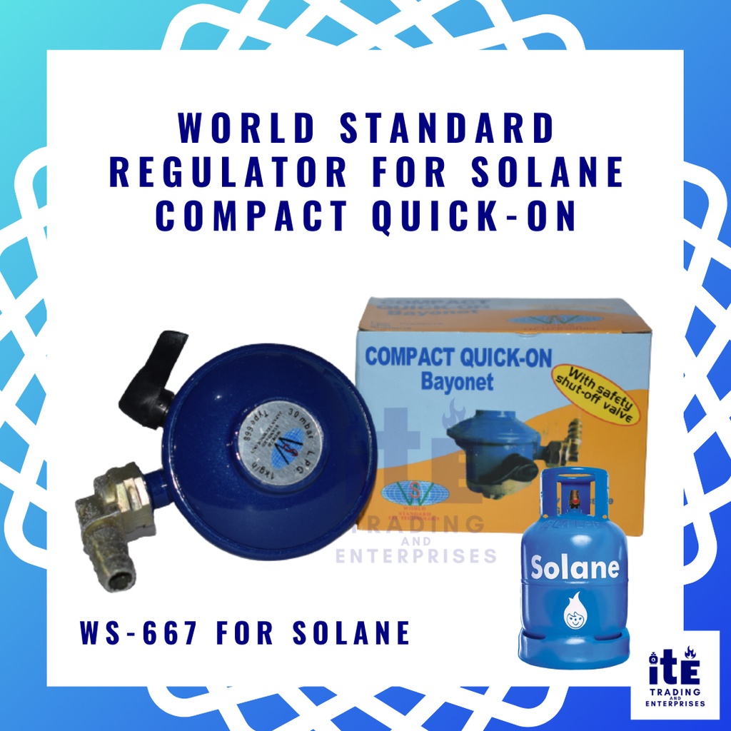Snapon Solane Valve LPG Regulator Dark World Standard (WS668M