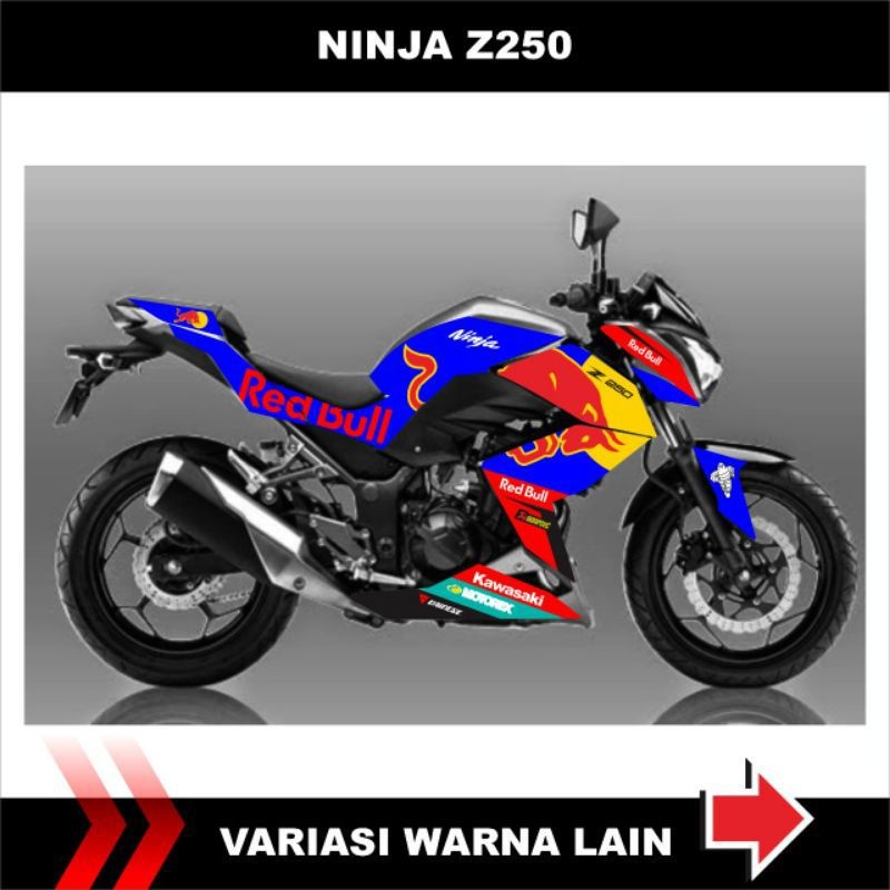 Striping STICKER KAWASAKI NINJA Z250/STICKER Decal Semi full body NINJA