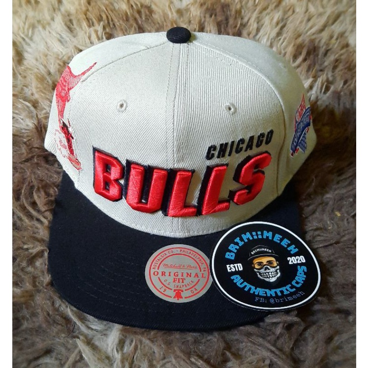 Chicago Bulls 1996 Shadow Draft Day Mitchell & Ness Hat Snapback Cap