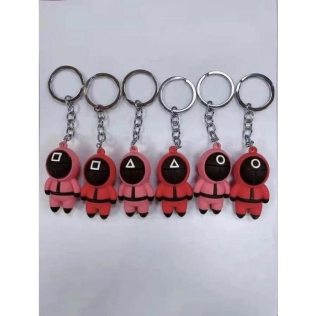 Squid Game Keychain Rubber Three Styles Shopee Philippines