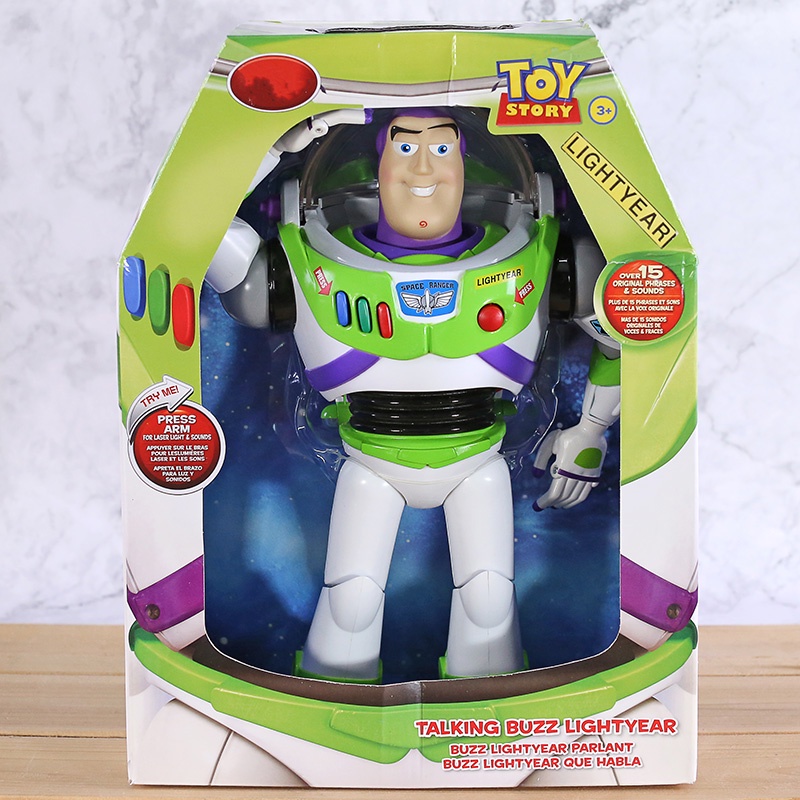 BTalking Buzz Lightyear Woody Jessie Rex Bullseye Toys Lights Voices