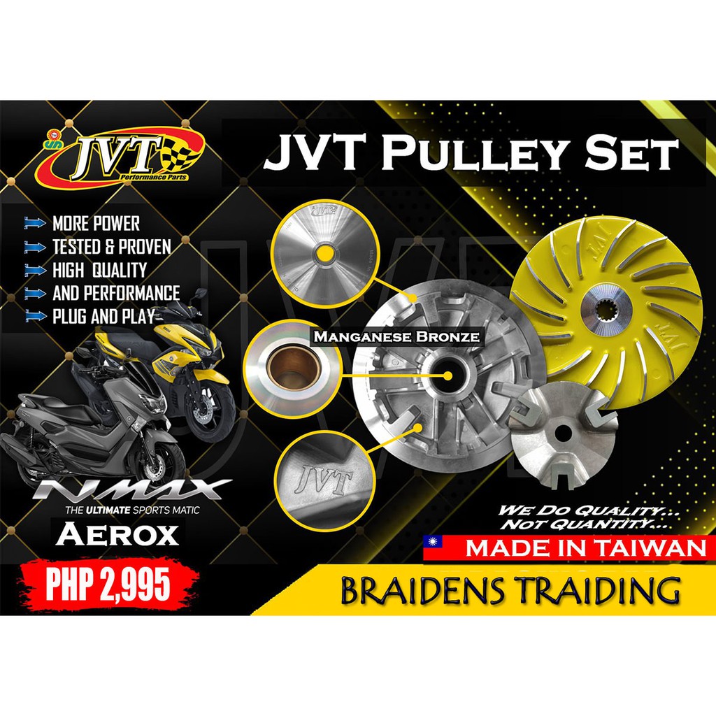 JVT NMAX/AEROX PULLEY SET | Shopee Philippines