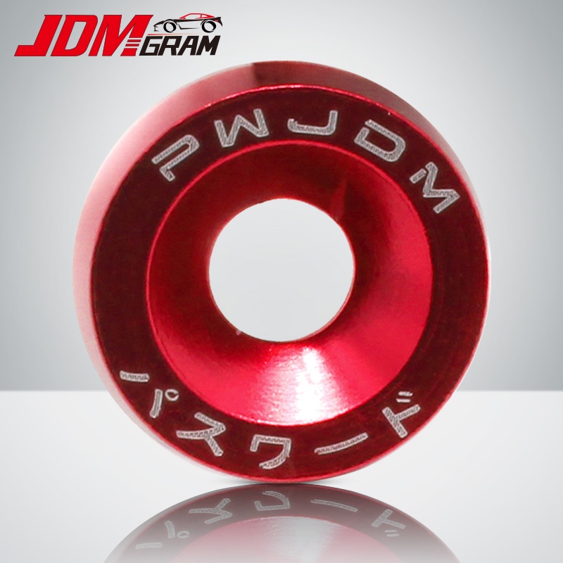 JDMGRAM JDM Aluminum Car Washer Nut 1PC/10PCS Universal Protection Auto ...