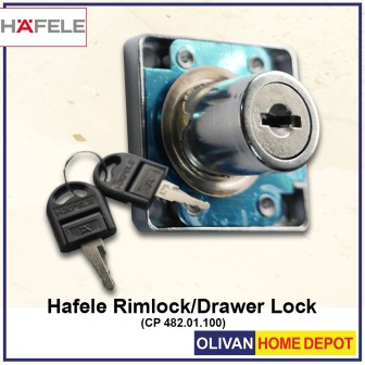 HAFELE Rim Lock/Drawer Lock Chrome Polished 482.01.100 | Shopee Philippines