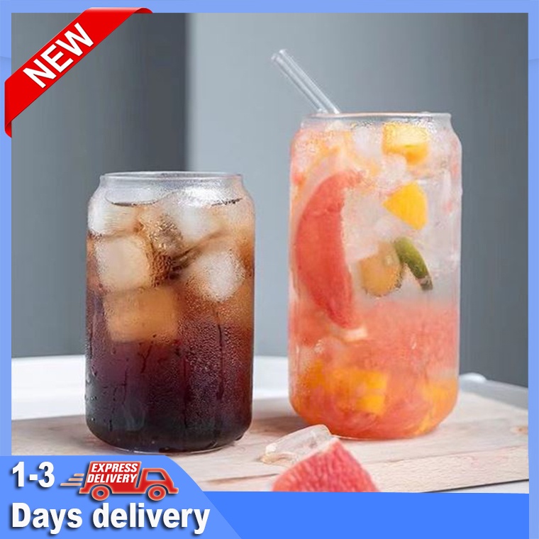 Soda Glass Cup Lemon Juice Drinking Cup 450ml [6PCS] High Quality