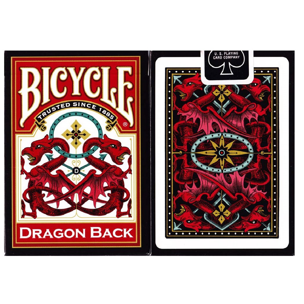 Bicycle Dragon Back Playing Cards Red Deck USPCC Poker Magic Card Games Magic Tricks Props Shopee Philippines