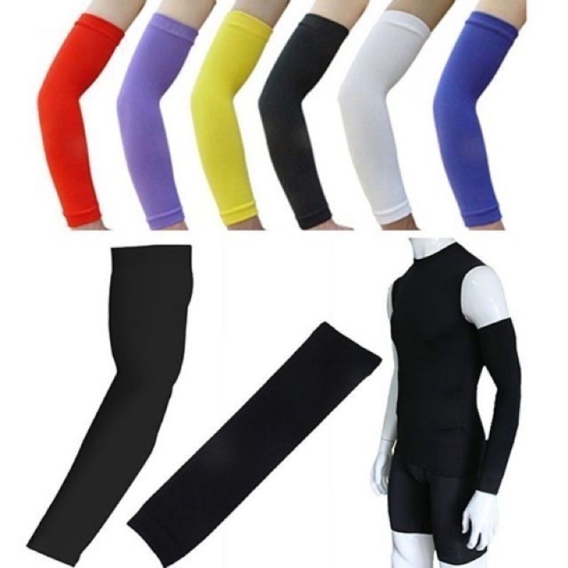 2x EXERCISE ARMS SLEEVES no pads / training support / elbow wrist