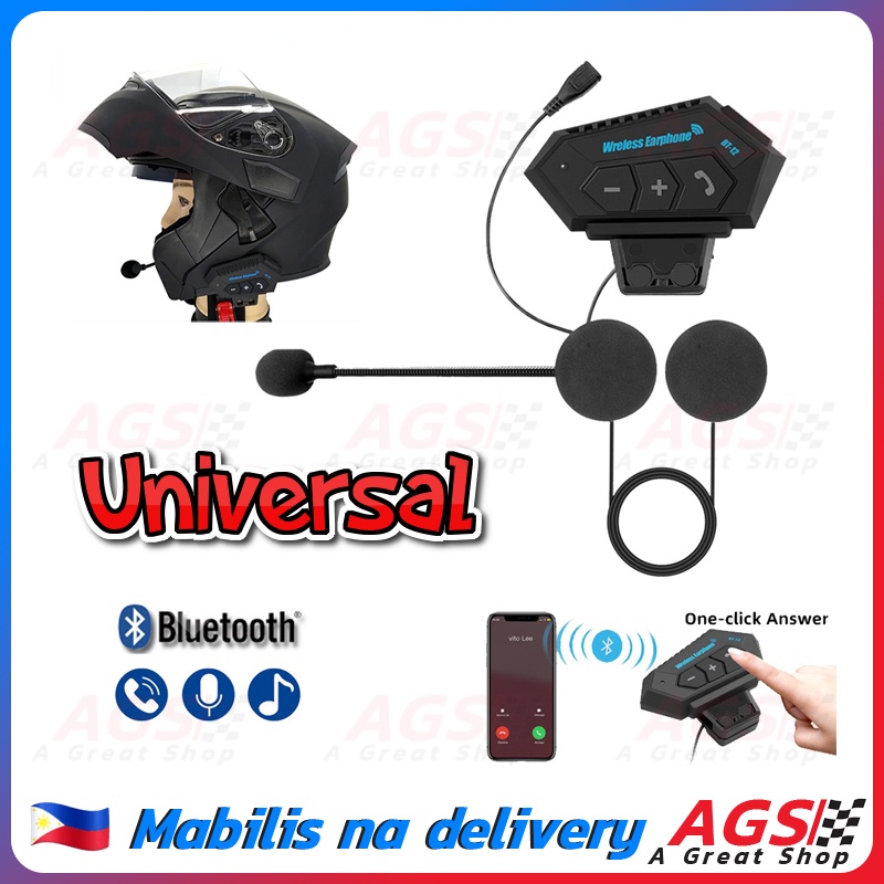 Motorcycle Bluetooth Helmet Universal Pairing Waterproof