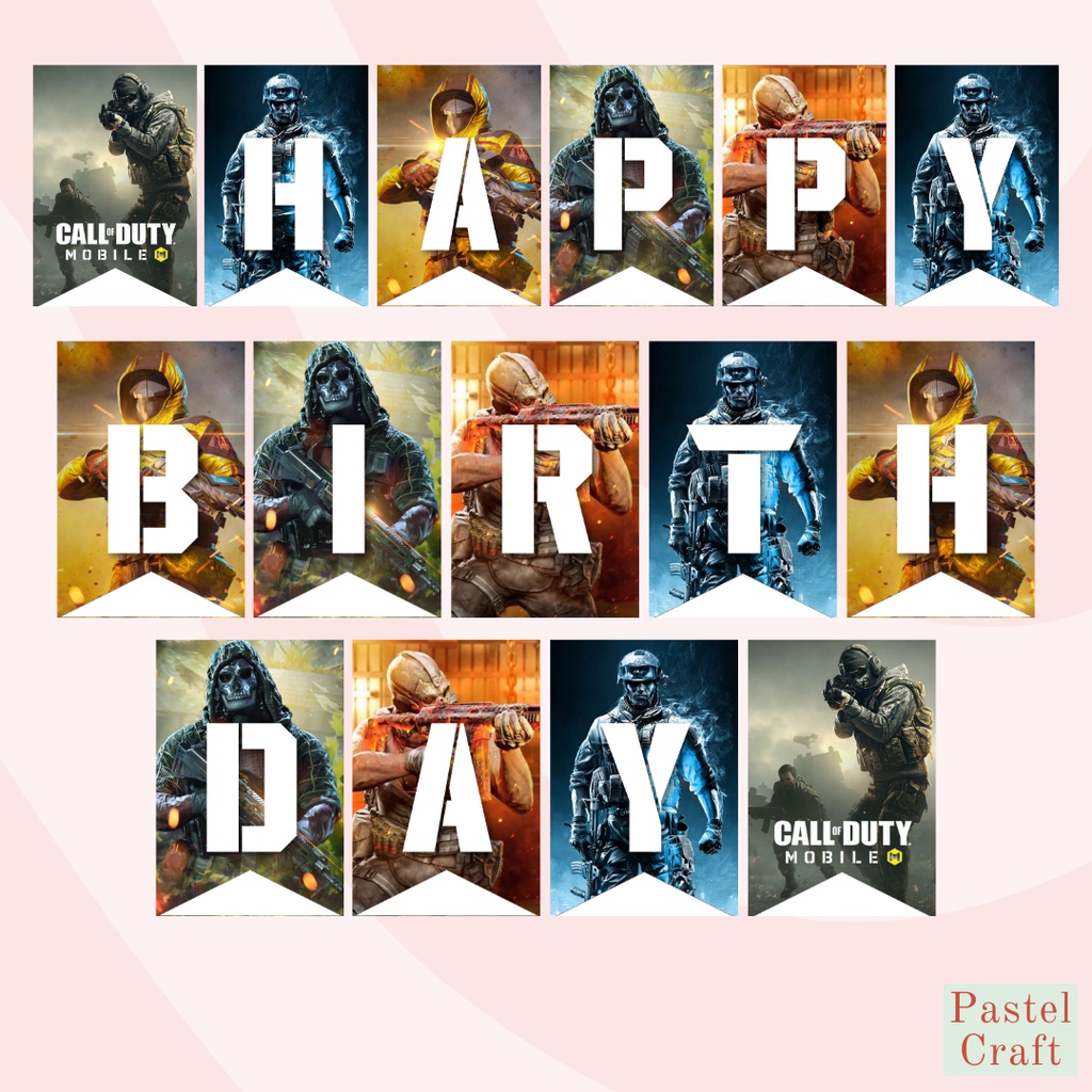 Call of Duty Customized Banner (Message us before you order. Price is ...
