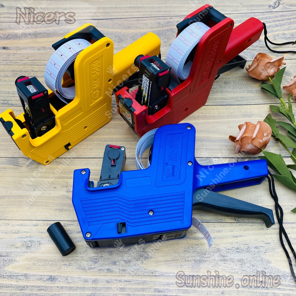 MX5500 Price Labeller 8 Digits Portable Tag Gun Tagger Price tag