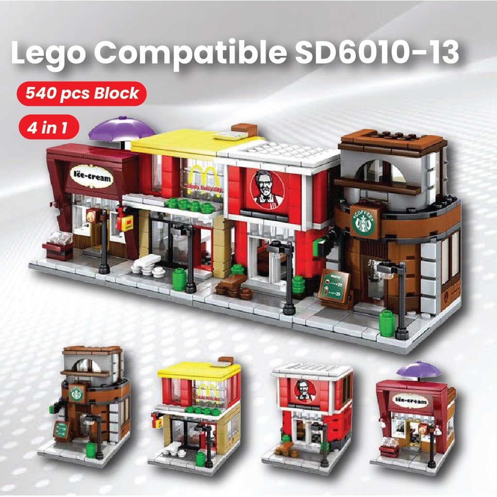 Lego Compatible Sembo Block 8 Design SD6010-SD6014,19,21,22 Building ...