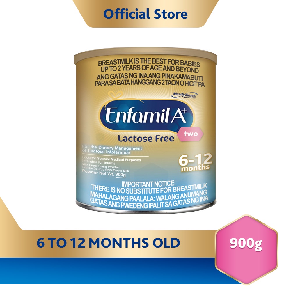 Enfamil lactose clearance