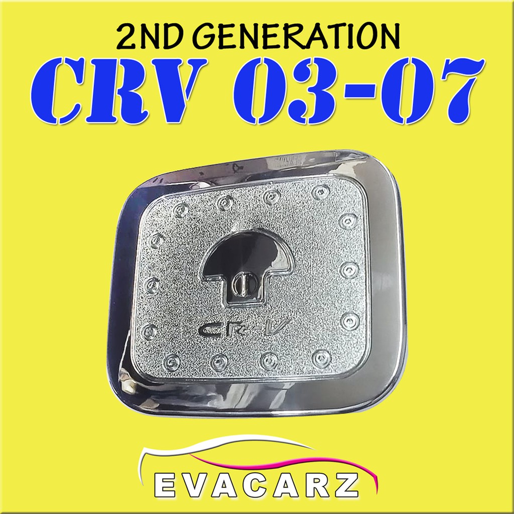 Gas Tank Cover (Chrome) for Honda CRV 2003 2007 (2nd Generation