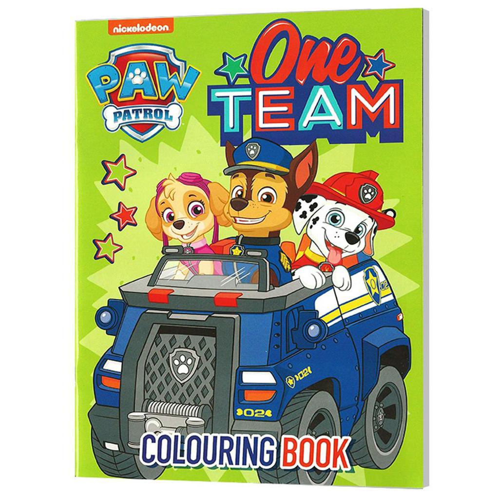 Nickelodeon Paw Patrol - One Team Colouring Book | Coloring Book ...