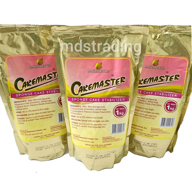 Cakemaster Bakersfield Sponge Cake Improver Stabilizer 1kg Shopee