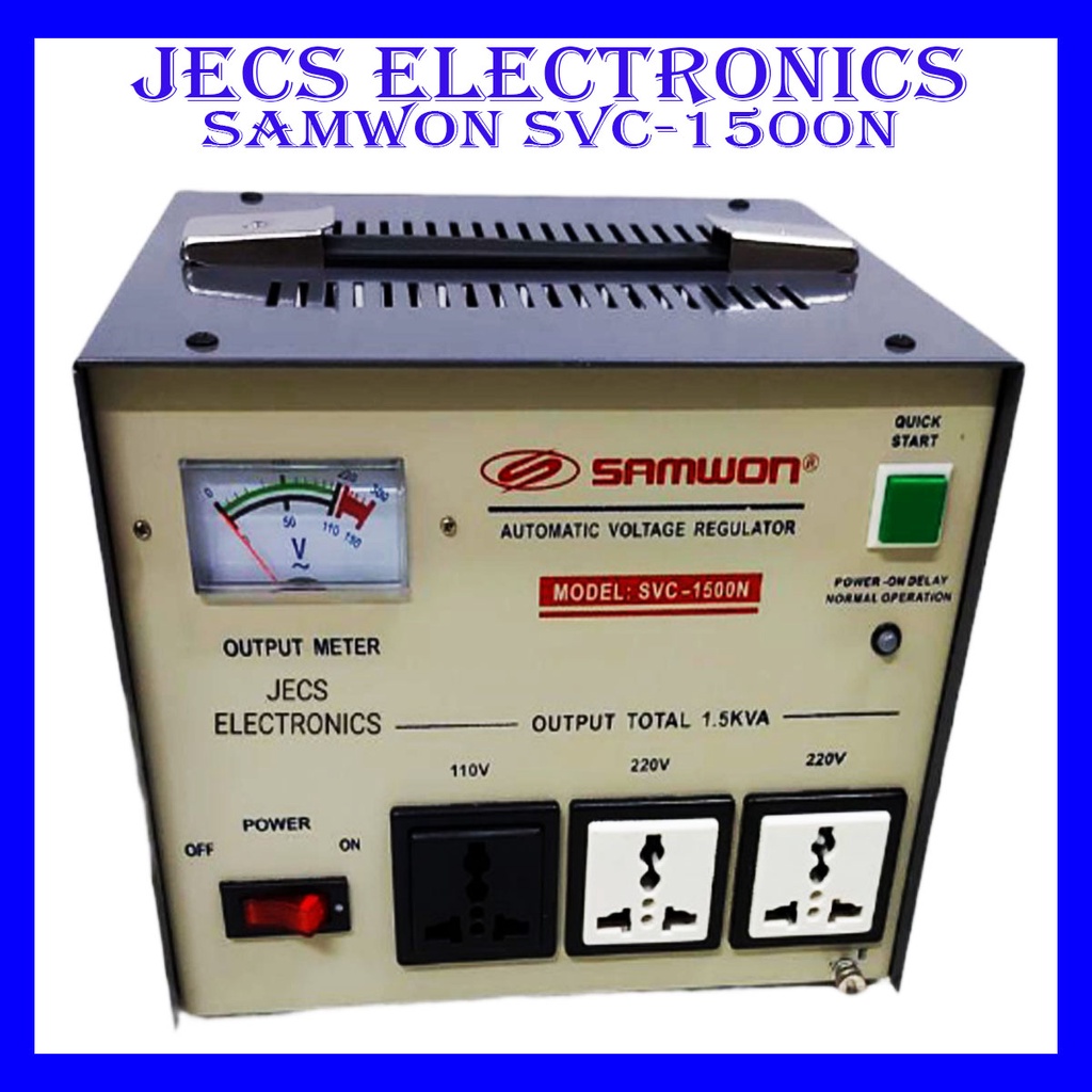 AUTOMATIC VOLTAGE REGULATOR AVR 1500 WATTS SAMWON Shopee Philippines