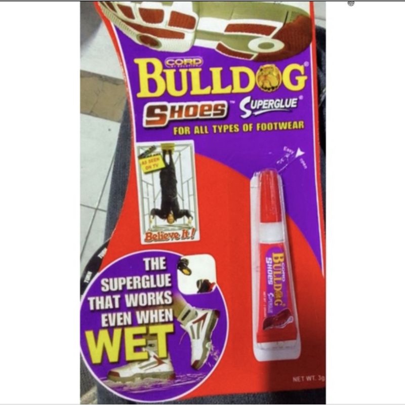 Cord Bulldog Shoes Super Glue