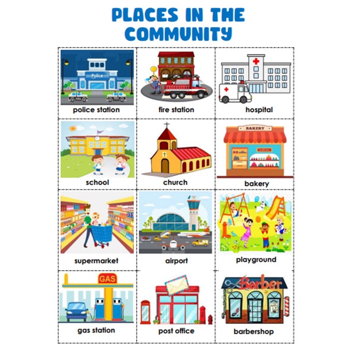 Occupations (Community Helpers and Places in the Community) A4 ...