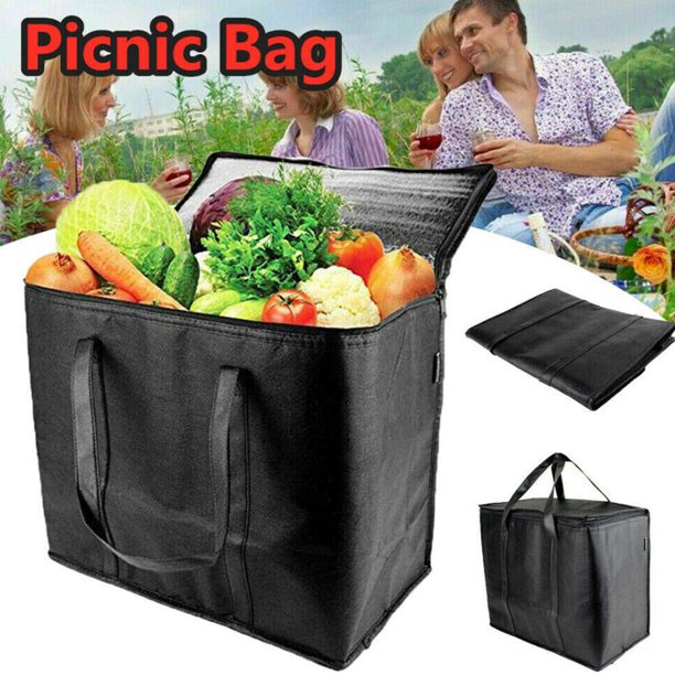 Large Insulated Delivery Bag Thermal Food Delivery Bag Catering Grocery ...