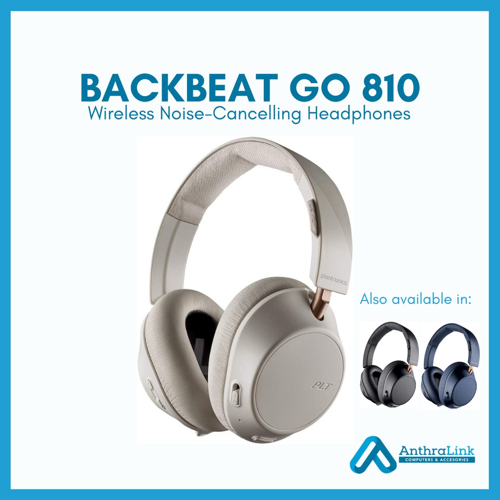 Plantronics backbeat go 810 bone white hot sale