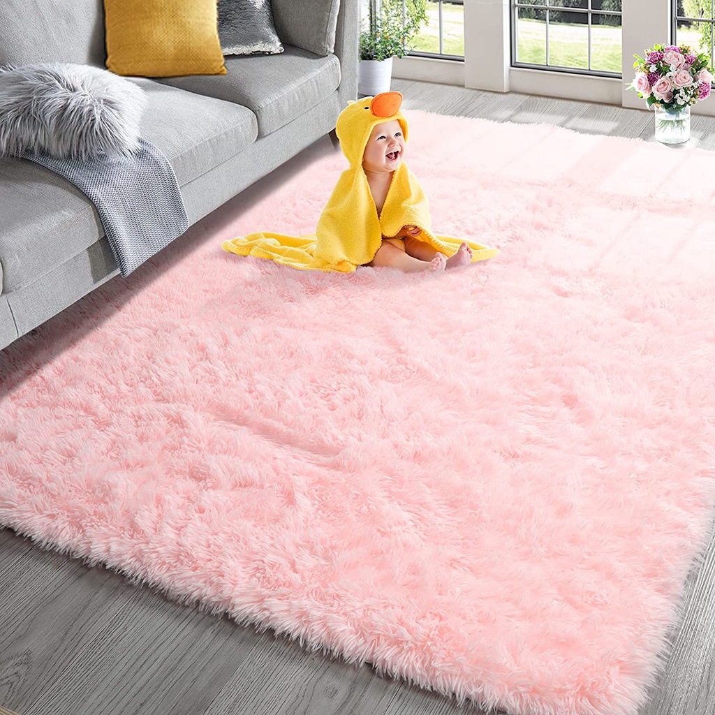 Mini Home Textiles Ultra Soft Rugs Home Living Fluffy Rugs Shaggy Non