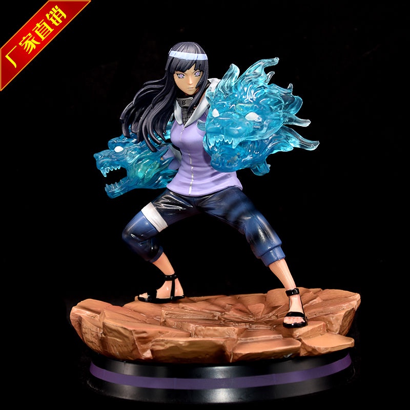 Premium version of Naruto GK Hyuga Hinata Two lions battle figure ...