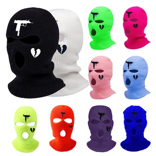 Face Ski Mask Cap Balaclava Hood Beanie Warm Hat 3 Hole