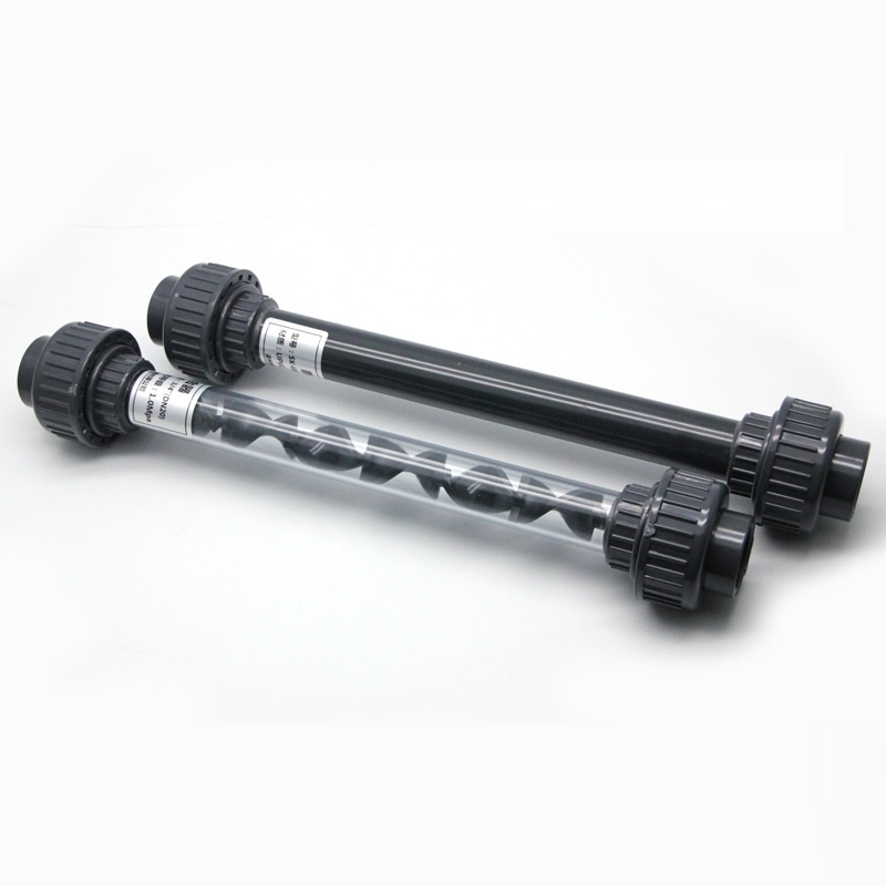 Grey/Clear PVC Static Mixer 20-63mm PVC Pipe Mixer Plastic Dosing ...