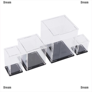 6 Pcs / Set 4.3*4.3cm Mini Clear Plastic Small Box / Fashion Jewelry  Earplugs Storage Boxes / Case Container / Beads Organizer Transparent  Square Box