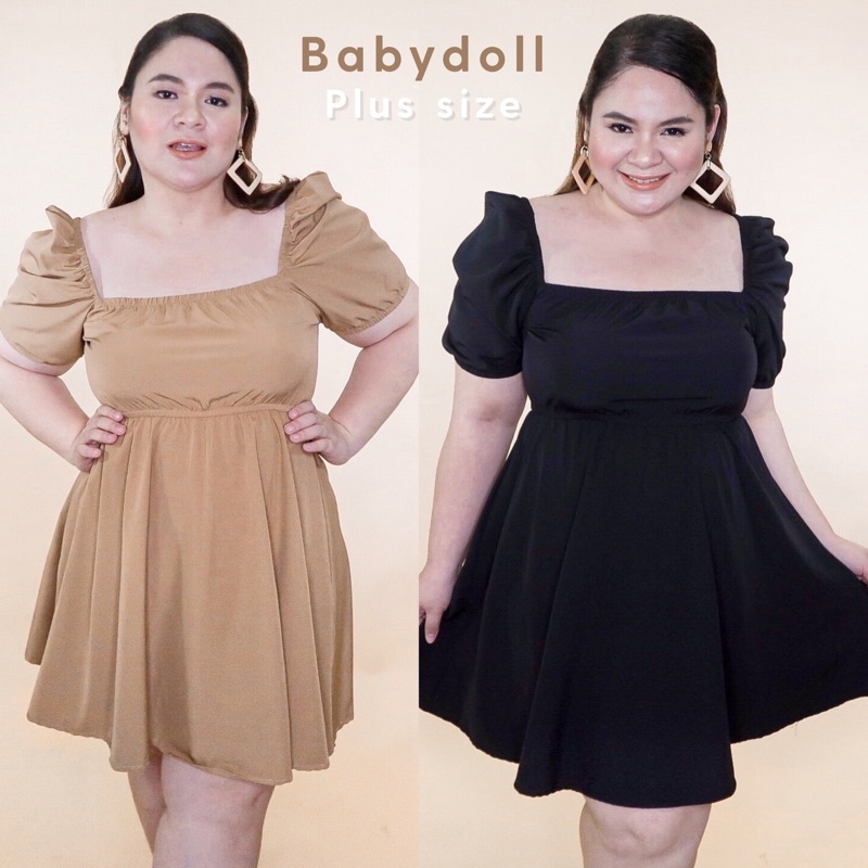 Shopee dress plus discount size