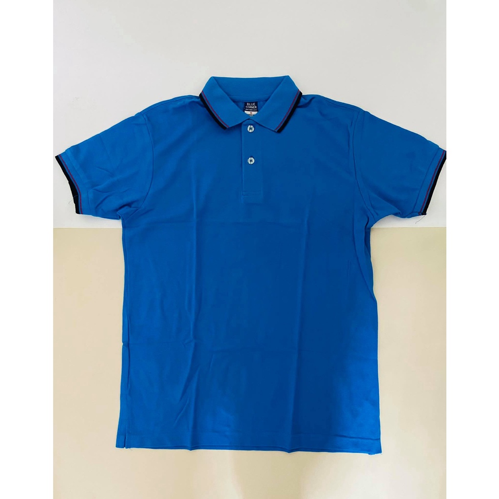 #4 Blue Corner Men's Polo Shirt With Stripes Lining STYLE 4 for Men and ...