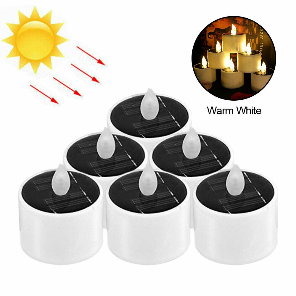Home Decor Solar Tea Light /Outdoor IP65 Waterproof LED Flameless
