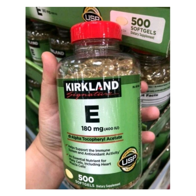 Kirkland Signature tm vitamin E 400 iu (500 pcs) Shopee Philippines