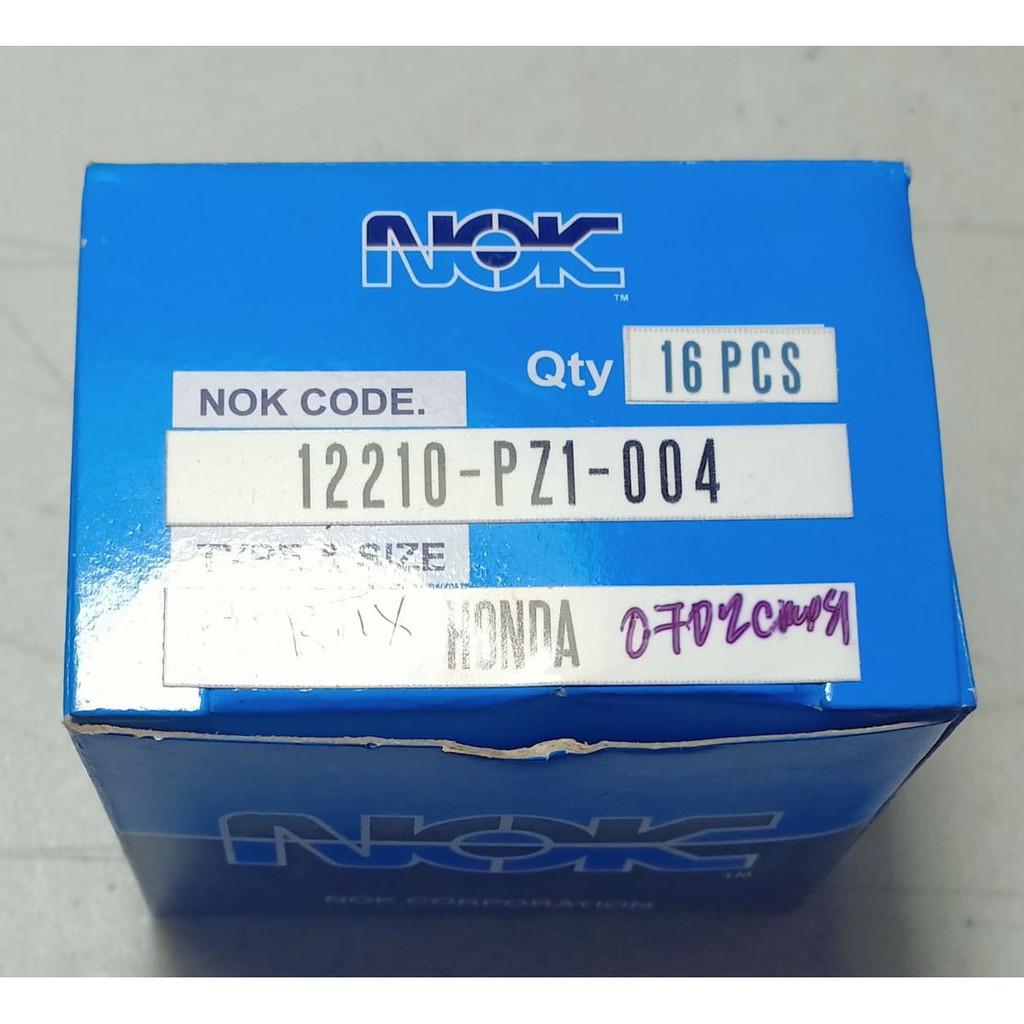 NOK Valve Seal fits HONDA 12210PZ1004 16pcs PH12 PH15 D15B D16 PH16