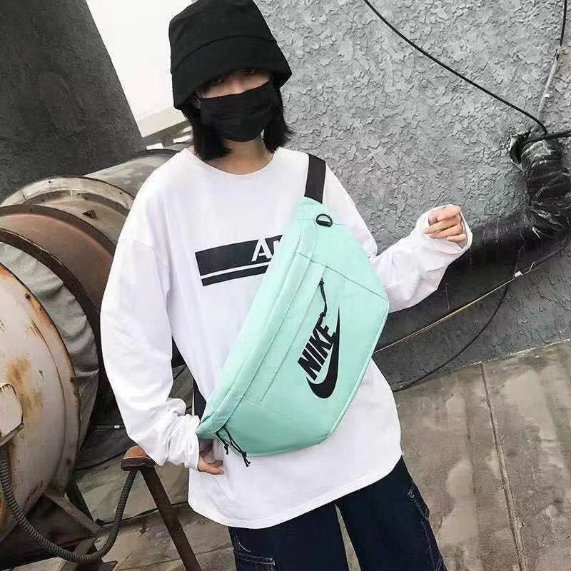 BIG NIKE canvas sling bag Chest Bag Waist Pouch Bag Cross Body Bag unisex Shopee Philippines