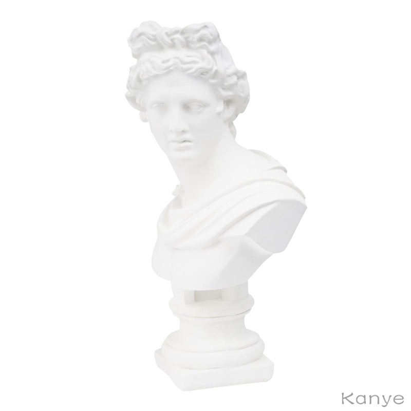 11.6 Inch Classic Greek God of Sun and Poetry Head Bust Statue Roman ...