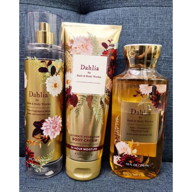 Authentic Bath and Body Works Dahlia and In the stars Fragrance mist