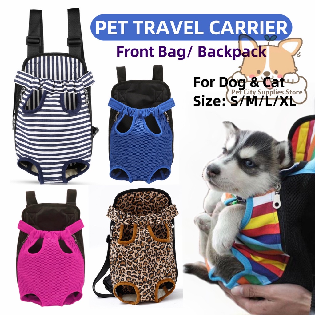 Front carrier clearance for dogs