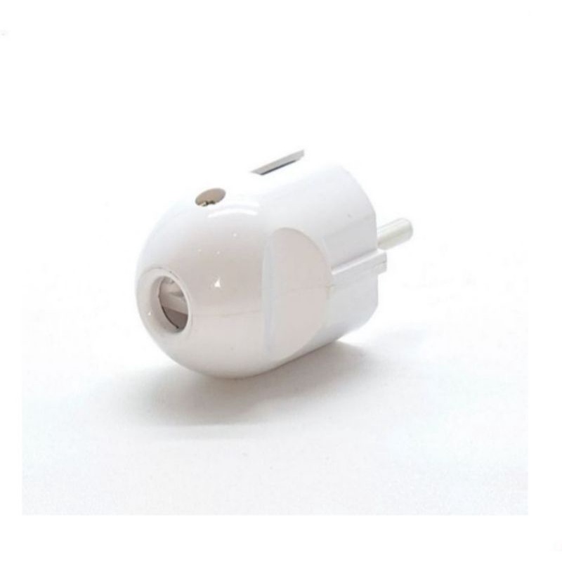 PUTIH Bright G Plug/White Round Ground Power Plug | Shopee Philippines