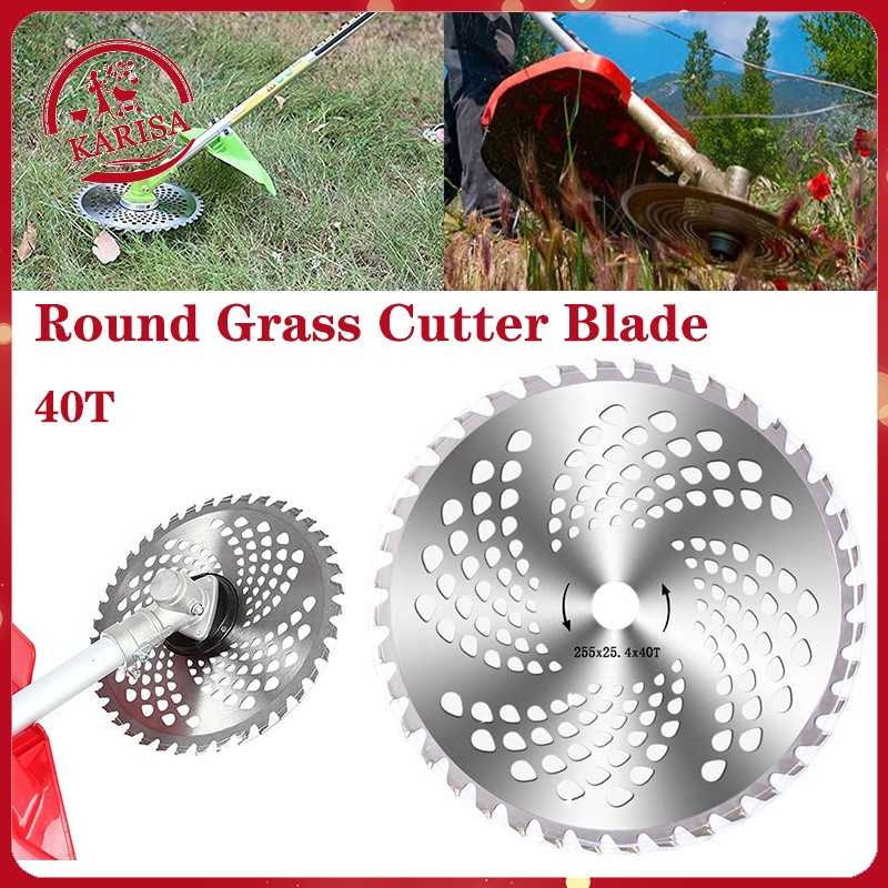 40T Round Grass Cutter Blade Carbide Brush Cutter Blade 10 Inch for