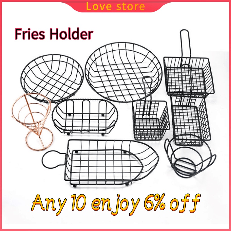 B04 COD American french fries holder Fries Plate Mini French fries